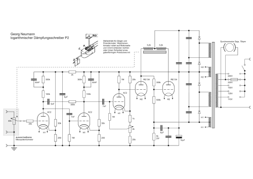 Dämpfungsschreiber P2; Neumann, Georg, (ID = 1626536) Equipment