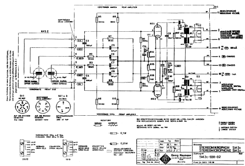 Stereomikrophon SM2c; Neumann, Georg, (ID = 2007834) Micrófono/PU