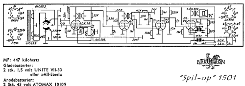 'Spil-op' 1501; Neutrofon Poul (ID = 1407671) Radio