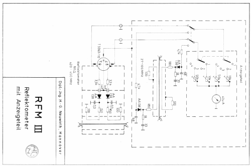 Wattmeter RFM III ; Neuwirth, Dipl.-Ing. (ID = 1055405) Ausrüstung