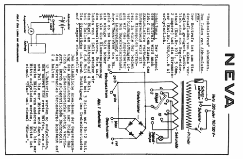 Universaltransformator mit Gleichrichter 55; NEVA, Dr. Vatter KG; (ID = 1553698) teaching