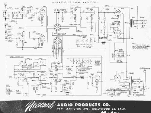 Classic 25 ; Newcomb Audio (ID = 2363737) Ampl/Mixer