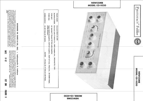 CO-1020 ; Newcomb Audio (ID = 2416867) Verst/Mix