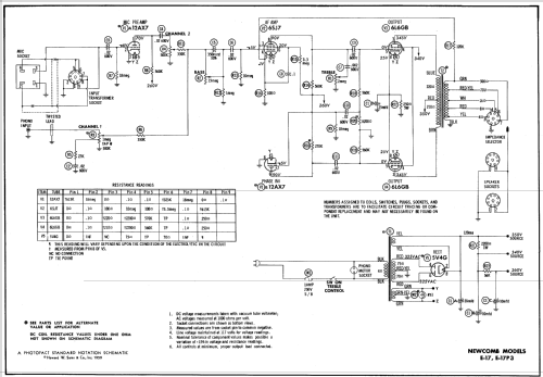 E-17P3 ; Newcomb Audio (ID = 648596) Ampl/Mixer