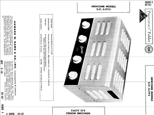 E-17P3 ; Newcomb Audio (ID = 648599) Ampl/Mixer