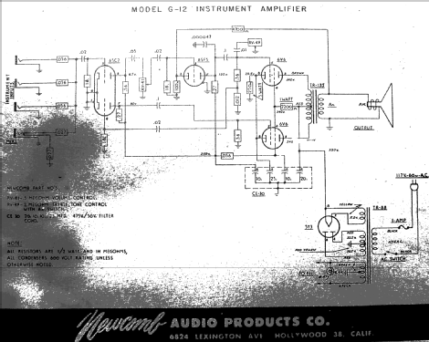 G12 ; Newcomb Audio (ID = 858491) Verst/Mix