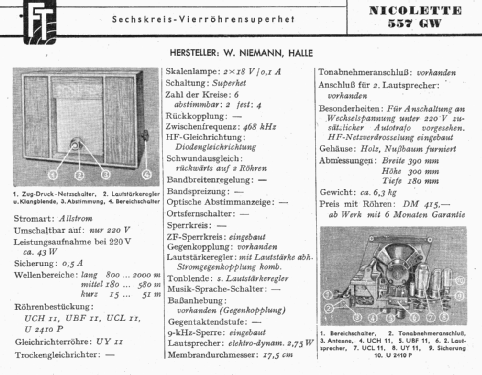 Nicolette 557GW; Niemann & Co., (ID = 1254421) Radio