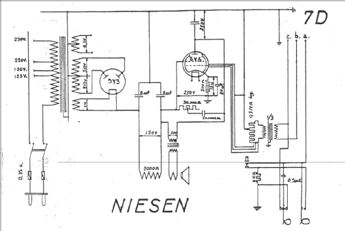 NF-Telefonrundspruch 7D; Niesen, (ID = 22666) Wired-W