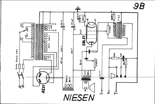 NF-Telefonrundspruch 9B; Niesen, (ID = 18701) Wired-W