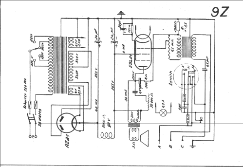 NF-Telefonrundspruch 9Z; Niesen, (ID = 18702) Wired-W