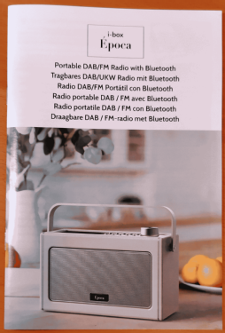 i-box Época Portable DAB/FM Radio with Bluetooth Ch= WJ-D198DAB; Philex Electronic (ID = 2995295) Radio