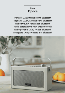 i-box Época Portable DAB/FM Radio with Bluetooth Ch= WJ-D198DAB; Philex Electronic (ID = 2995325) Radio