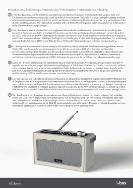 i-box Época Portable DAB/FM Radio with Bluetooth Ch= WJ-D198DAB; Philex Electronic (ID = 2995327) Radio