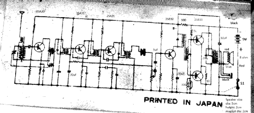 6 Transistor 606; Nipco Mfg. Co., Ltd. (ID = 1397625) Radio