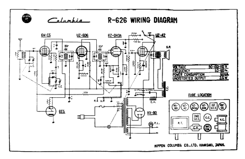 R-626; Nippon Columbia Co.; (ID = 3040169) Radio