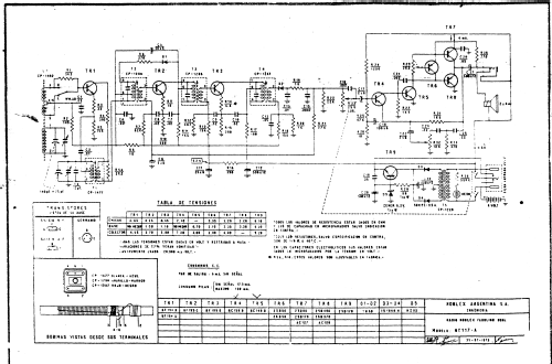 10 Transistors NT 117A; Noblex Argentina SA; (ID = 1895671) Radio