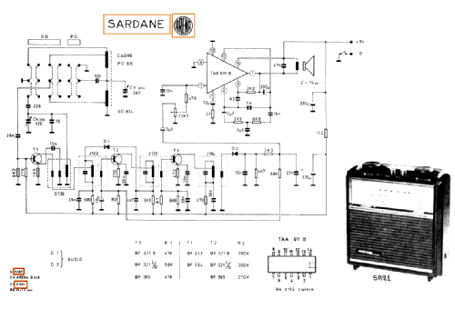 Sardane 5107 - C40; Nogamatic; Paris (ID = 3109718) Radio