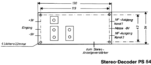 Stereo-Decoder PS 54; Nogoton, (ID = 1625396) mod-past25