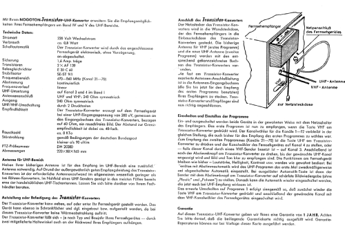 UHF-Konverter GC-61 TA; Nogoton, (ID = 122212) Converter