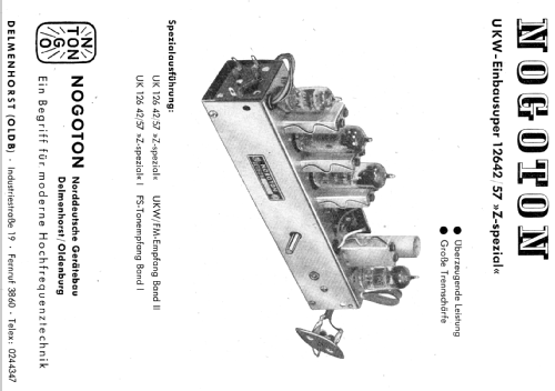 UKW Einbausuper 12642/57 Z-Spezial; Nogoton, (ID = 2515154) Converter