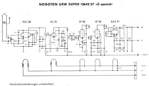 UKW Einbausuper 12642/57 Z-Spezial; Nogoton, (ID = 403135) Converter