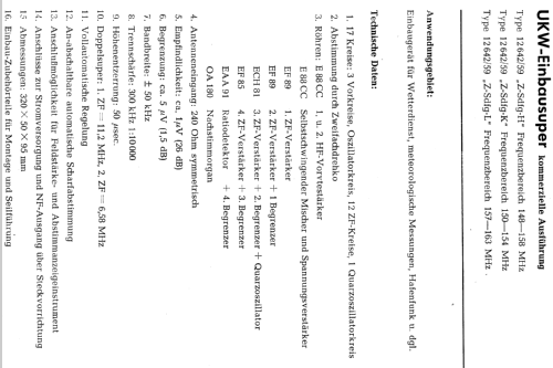 UKW-Einbausuper 12642/59 Z-Sdfg-H; Nogoton, (ID = 2515596) Radio