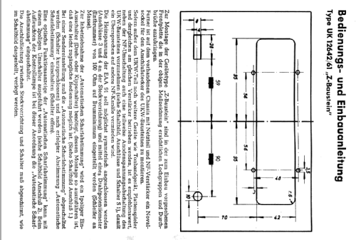 UKW/FM-Baustein 12642/61 Z-Baustein; Nogoton, (ID = 175095) Radio