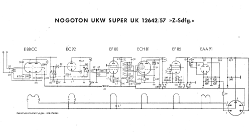 UKW-Super UK 12642/57 Z-Sdfg.; Nogoton, (ID = 310795) Commercial Re