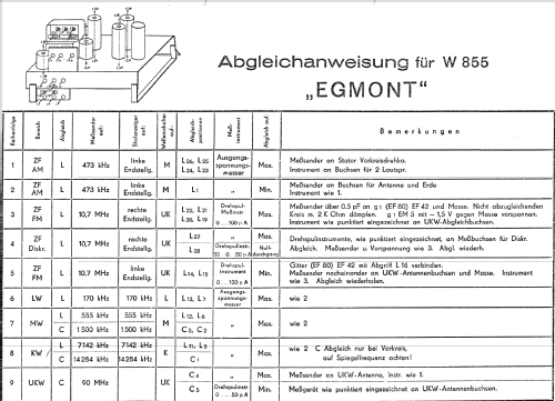 Egmont W855; Nora, Aron, (ID = 203232) Radio