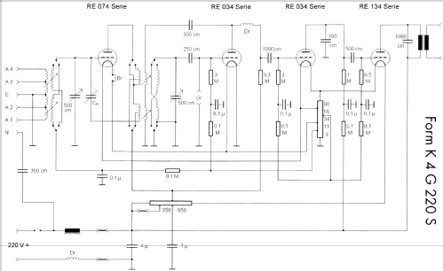 K4GS 220V; Nora, Aron, (ID = 980142) Radio