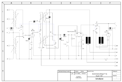 Neutrodyne P4a; Nora; Berlin (ID = 474971) Radio