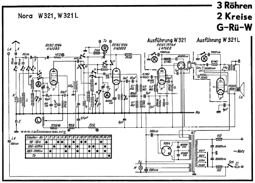 Noracord W321; Nora, Aron, (ID = 32922) Radio