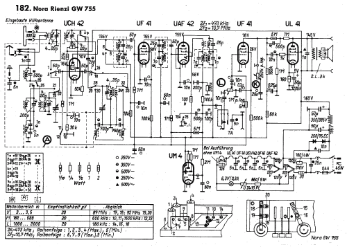 Rienzi GW755; Nora, Aron, (ID = 505912) Radio