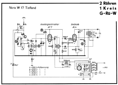 Tiefland W17; Nora, Aron, (ID = 32940) Radio