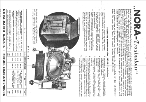 Troubadour W450L; Nora, Aron, (ID = 143652) Radio