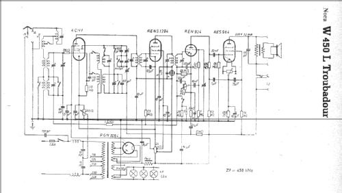 Troubadour W450L; Nora, Aron, (ID = 4444) Radio