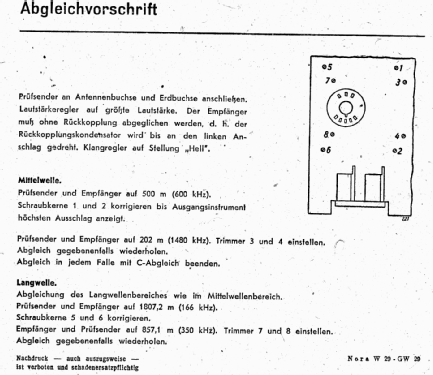 Eger W29; Nora, Aron, (ID = 3105898) Radio