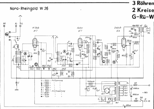 Rheingold W26; Nora, Aron, (ID = 3112361) Radio