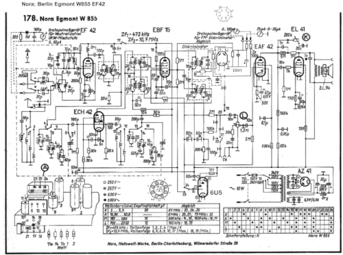 Egmont W855; Nora; Berlin (ID = 2629995) Radio