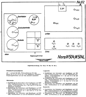 Noracord W504; Nora, Aron, (ID = 3017306) Radio