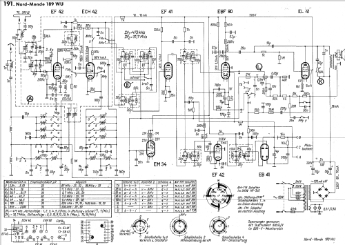 189-WU Ch= 5114; Nordmende, (ID = 1018417) Radio