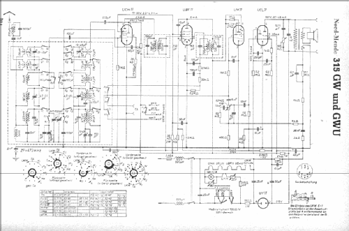 315GWU; Nordmende, (ID = 4989) Radio