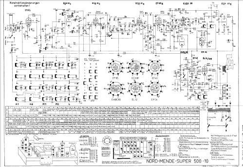 500-10 Ch= 5214; Nordmende, (ID = 59255) Radio