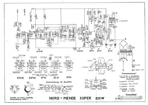 8-Kreis-Super 225W; Nordmende, (ID = 2486364) Radio