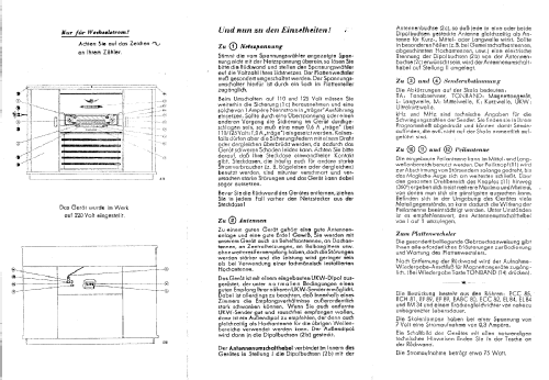 Arabella 57/3D Ch= 630; Nordmende, (ID = 2668423) Radio