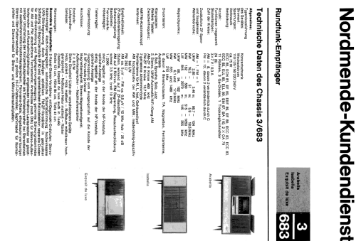 Arabella-Stereo Ch= 3/683; Nordmende, (ID = 1401100) Radio