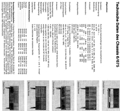 Bornholm-Stereo Ch= 6/675; Nordmende, (ID = 61746) Radio