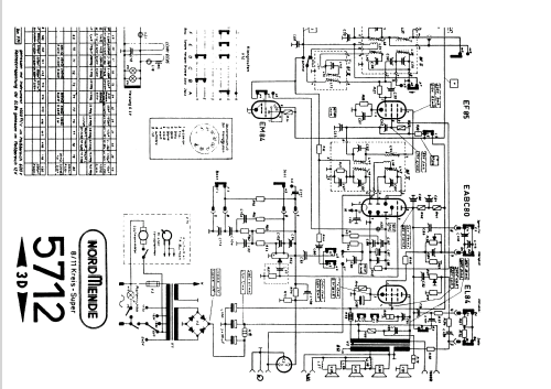 Cabinet 58/3D Ch= 5712; Nordmende, (ID = 1808348) Radio