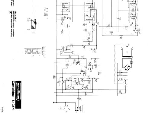 Cambridge 6.192H; Nordmende, (ID = 170615) Radio