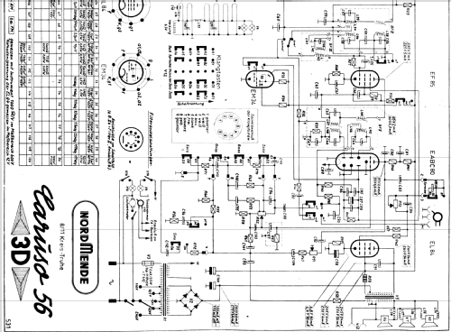 Caruso 56/3D Ch= 531; Nordmende, (ID = 1298905) Radio